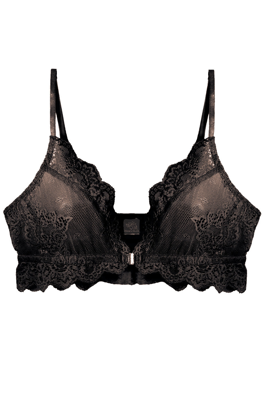 So Fine Lace Bralette Chocolate