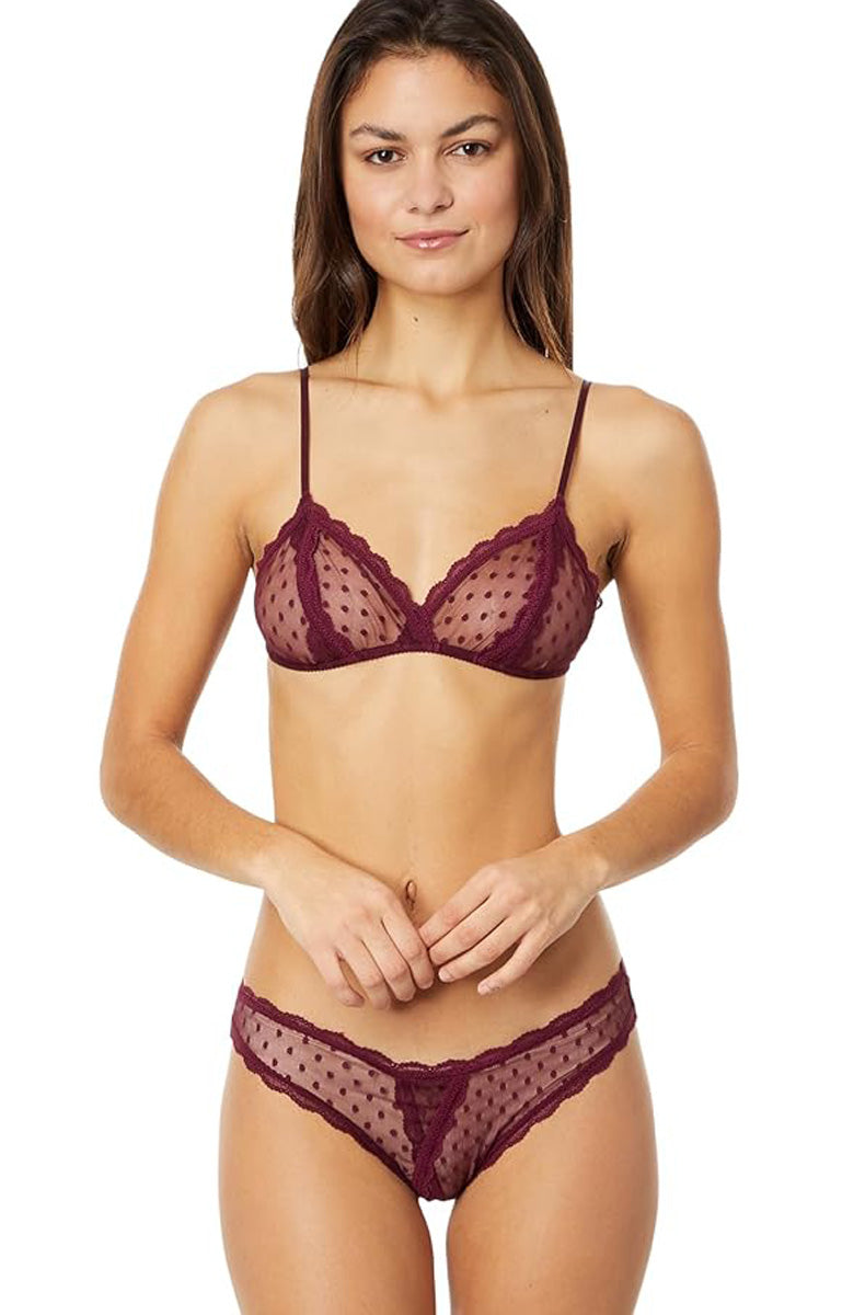 Only Hearts Coucou Lola Sheer Bralette in Green