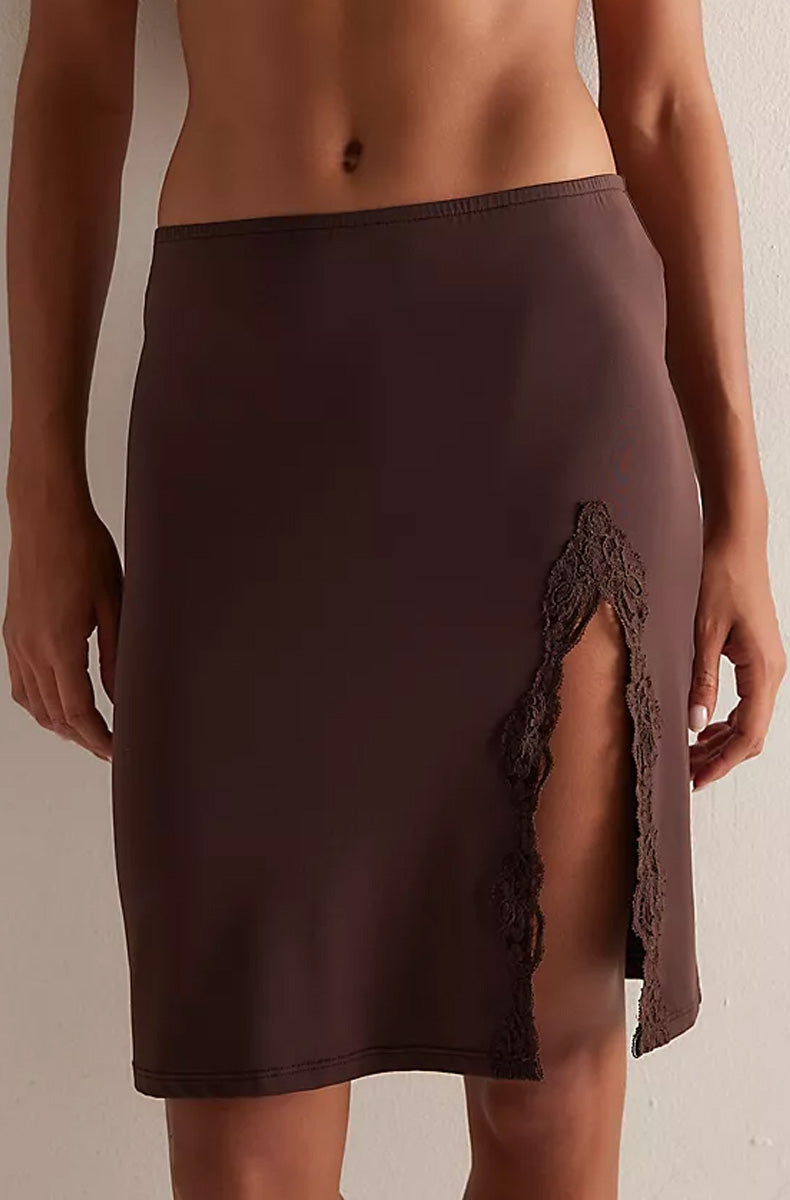 Delicious with Lace Midi Slip