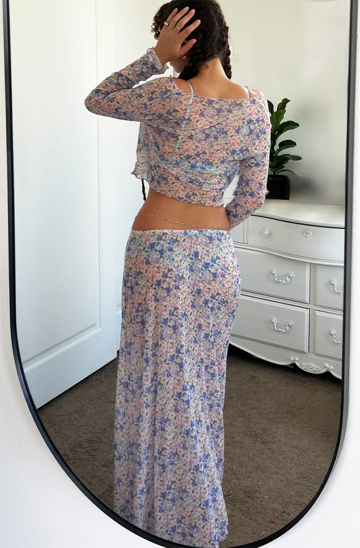 Pink Violet Prairie Skirt