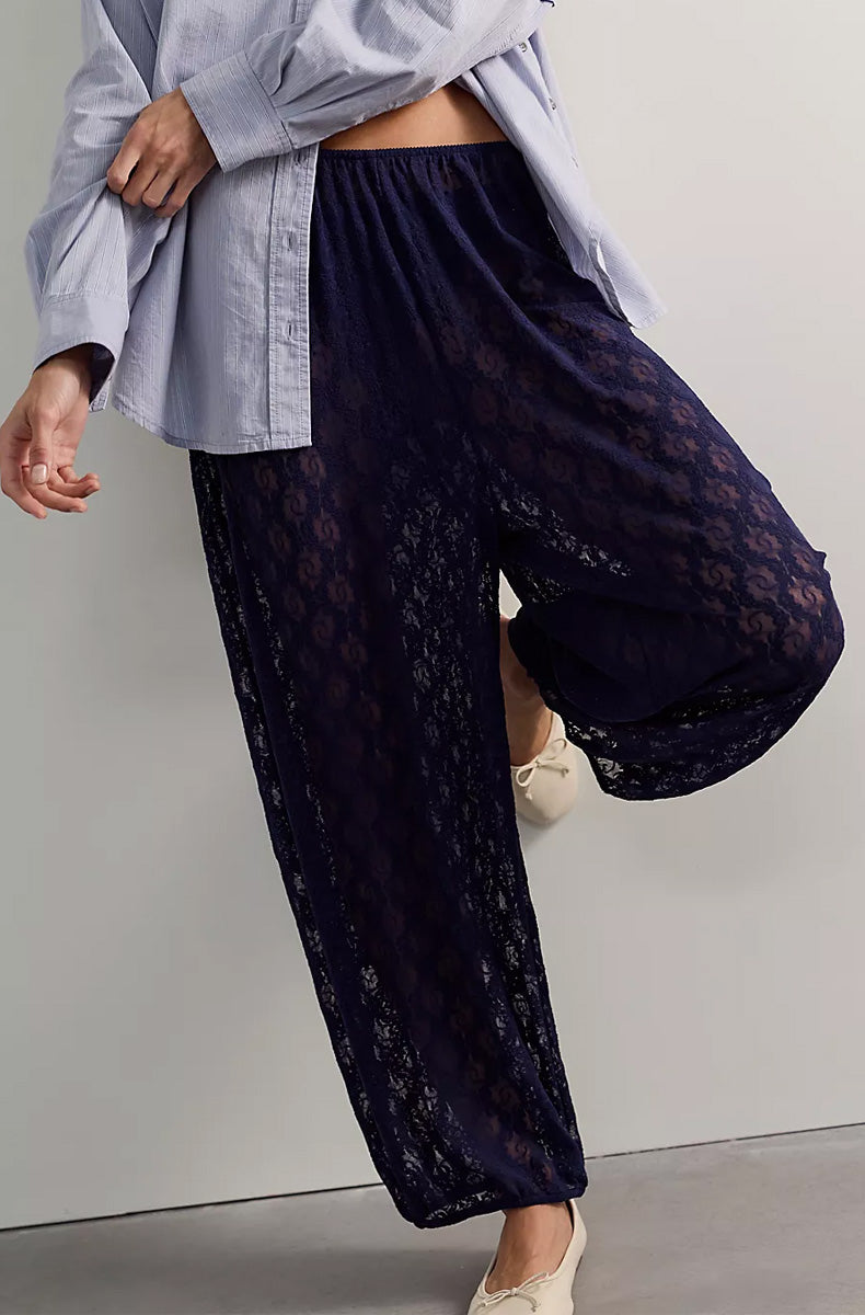 Stretch Lace Balloon Pant
