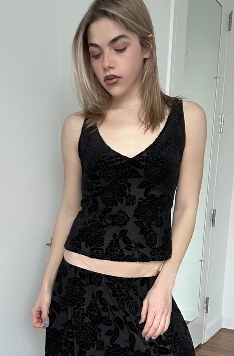 Bed of Roses Vintage Tank