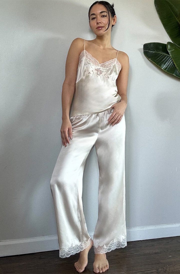 Silk Charmeuse Pant