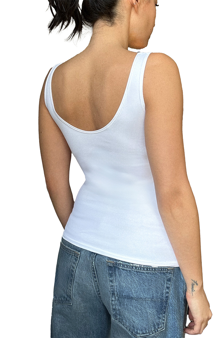 Delicious Long Line Low Back Tank