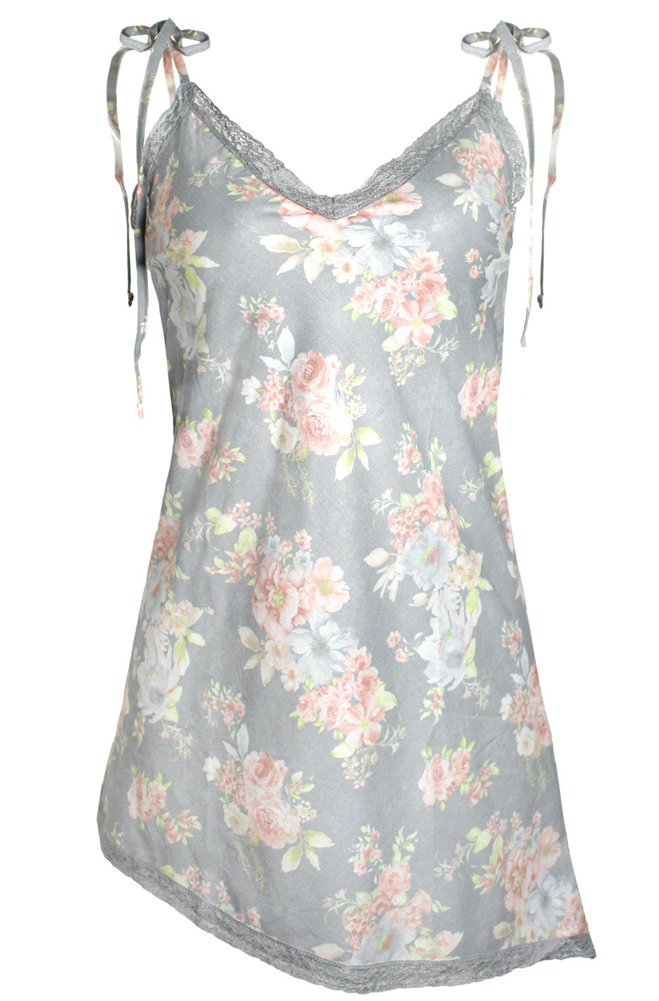 Marianne Asymmetric Slip Grey Gardens