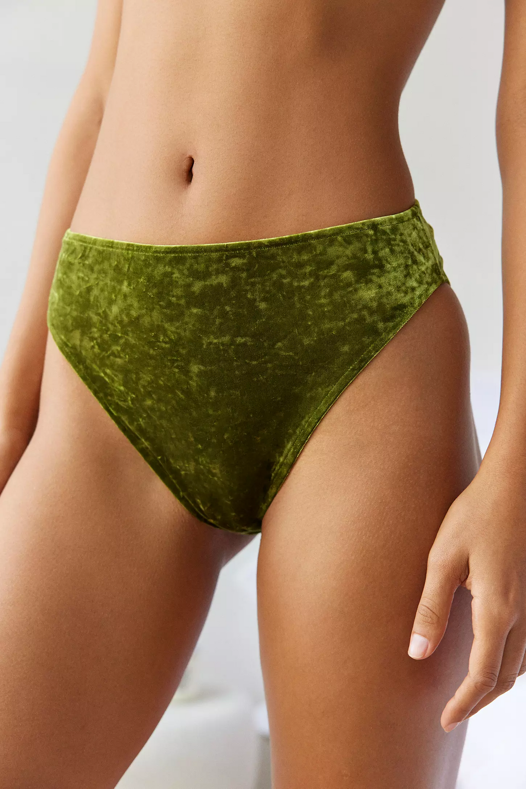 Velvet Underground Heart Back Brief Avocado