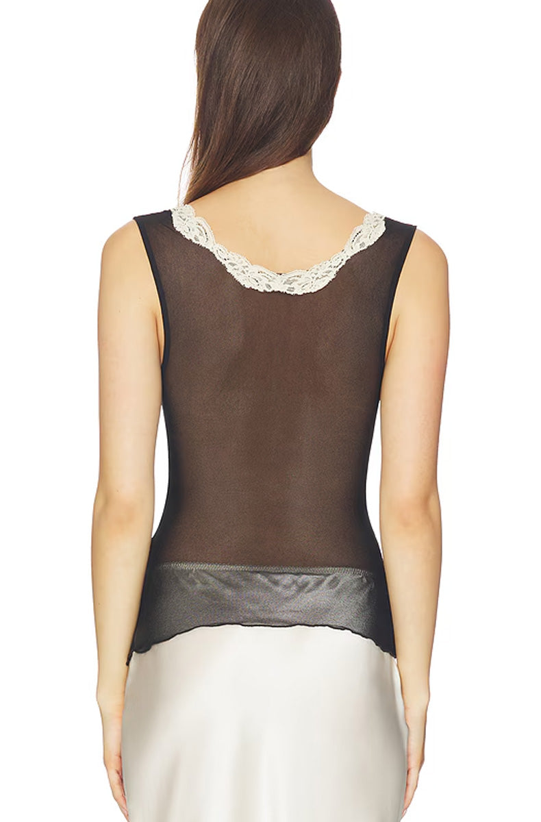 Tulle with Lace Empire Tank