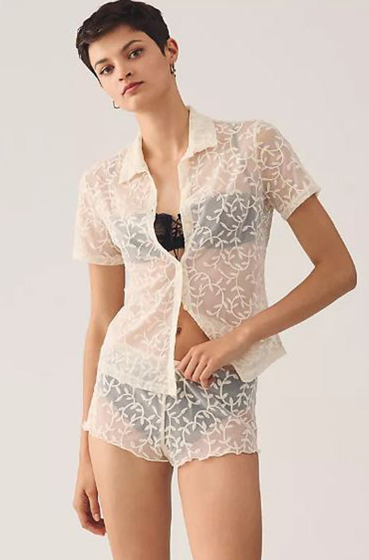 Ivy Short Sleeve Button Down