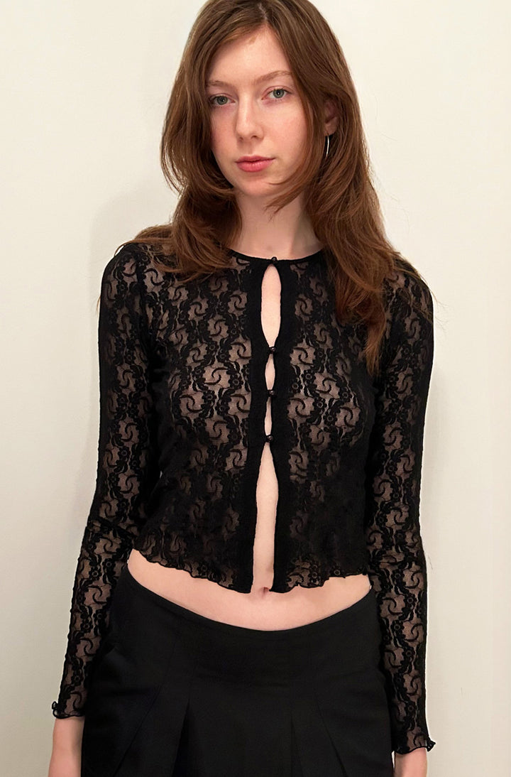 Stretch Lace Classic Cardi