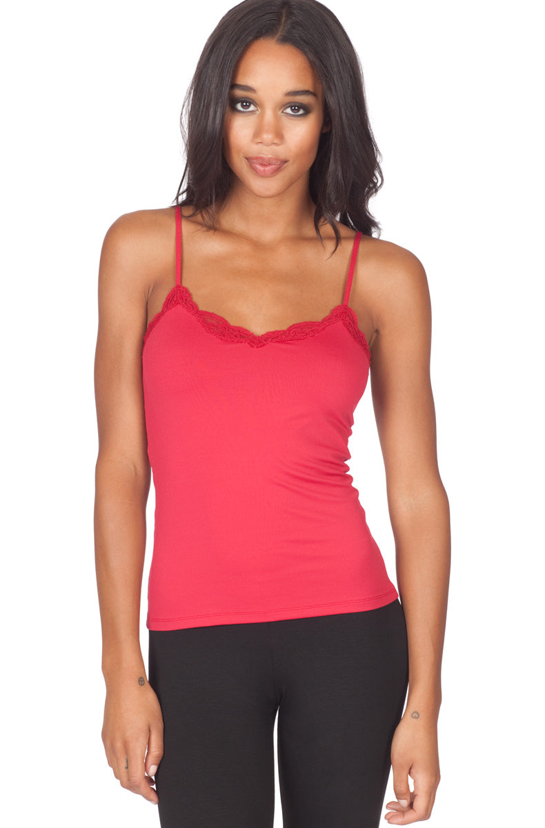 Delicious with Lace V Neck Cami