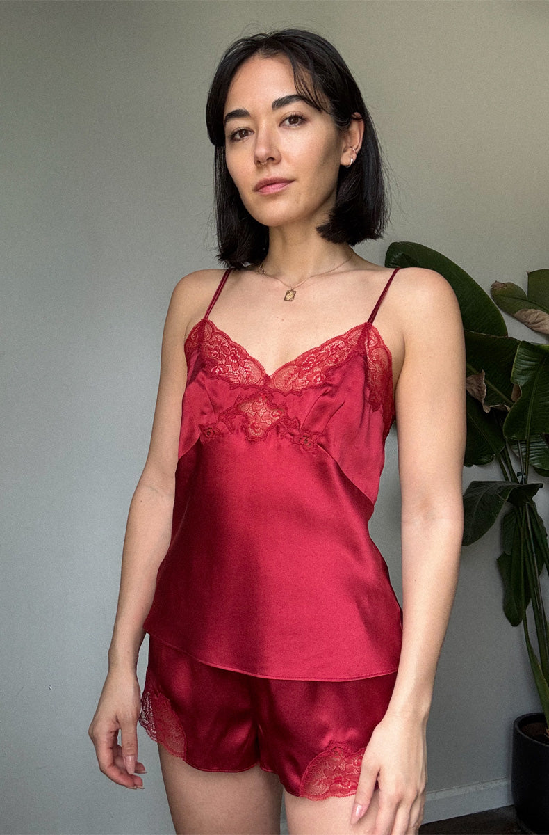 Silk Charmeuse Tap Shorts