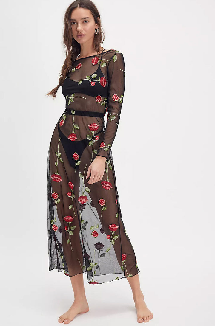 A Rose Is A Rose Clara Long Sleeve Dress