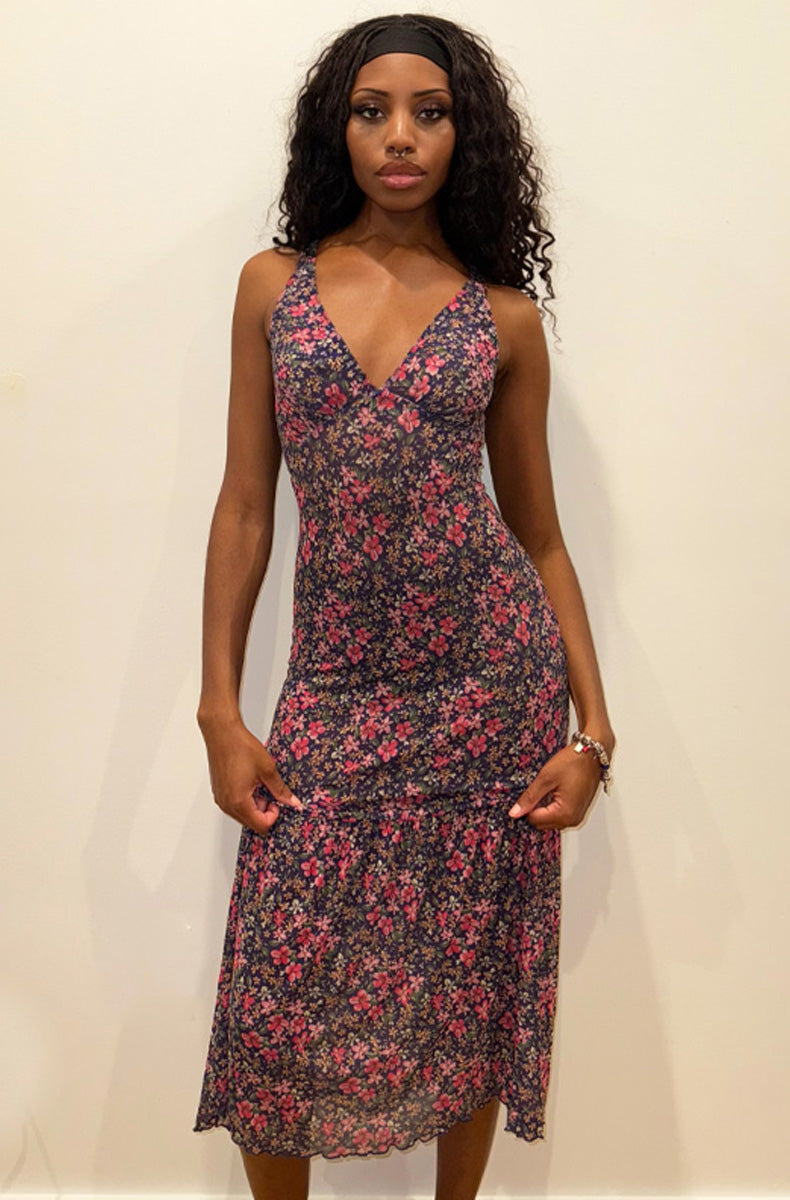 enchanted garden midi dress Enchanted Gardens Midi Dress Green / L