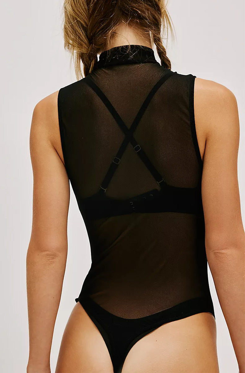 Tulle Mockneck Body 1 Ply