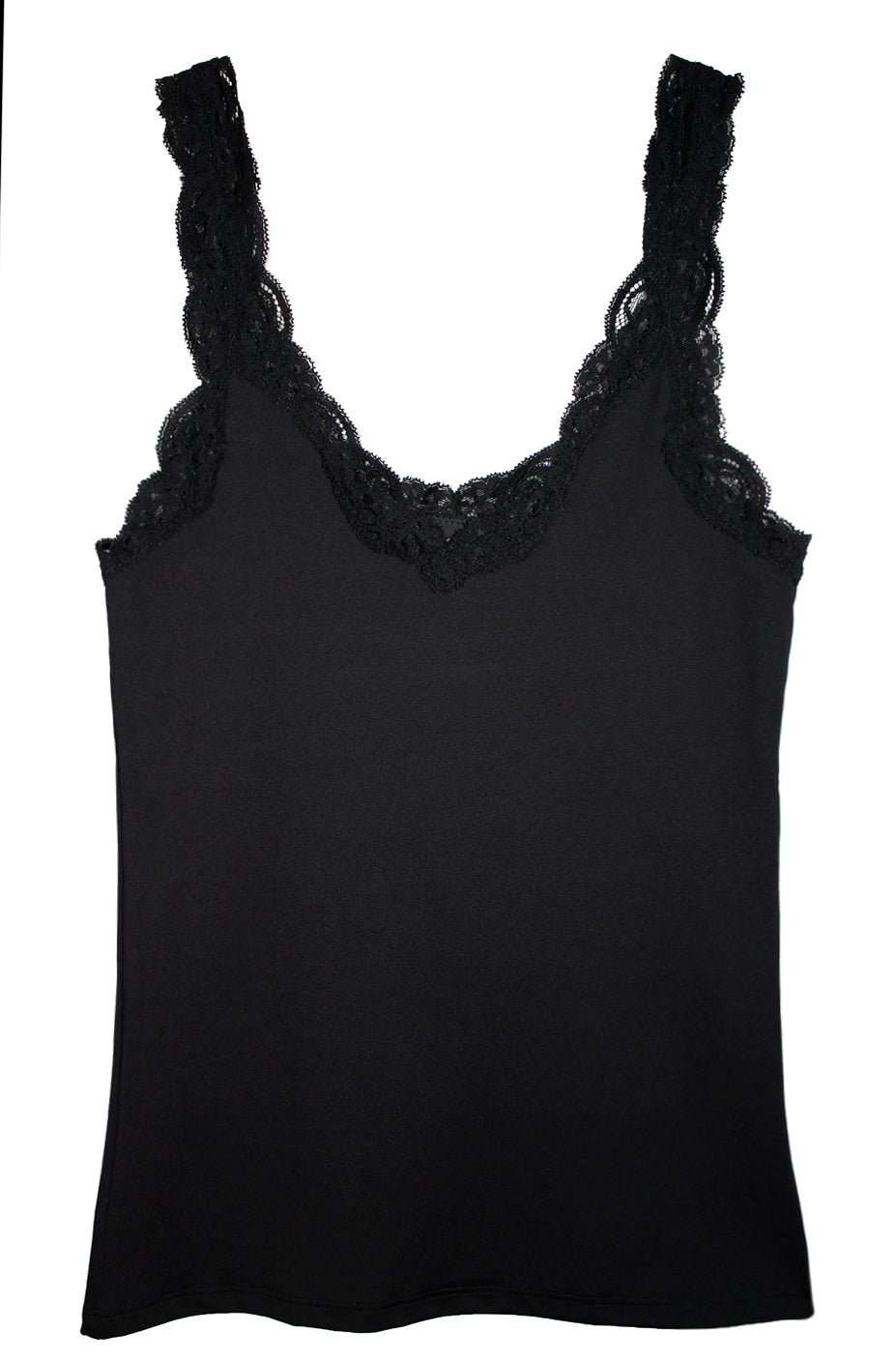 Delicious with Lace Deep V Tank