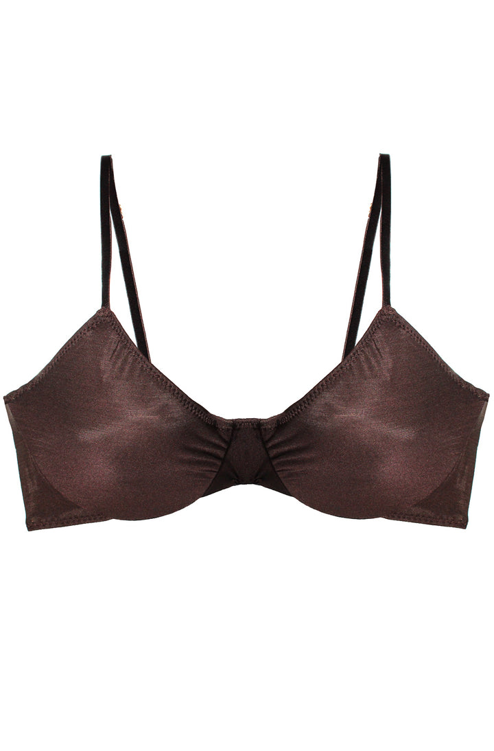 Second Skins Underwire Bra Chocolate