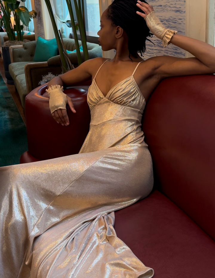 Pink Gold Venice Gown