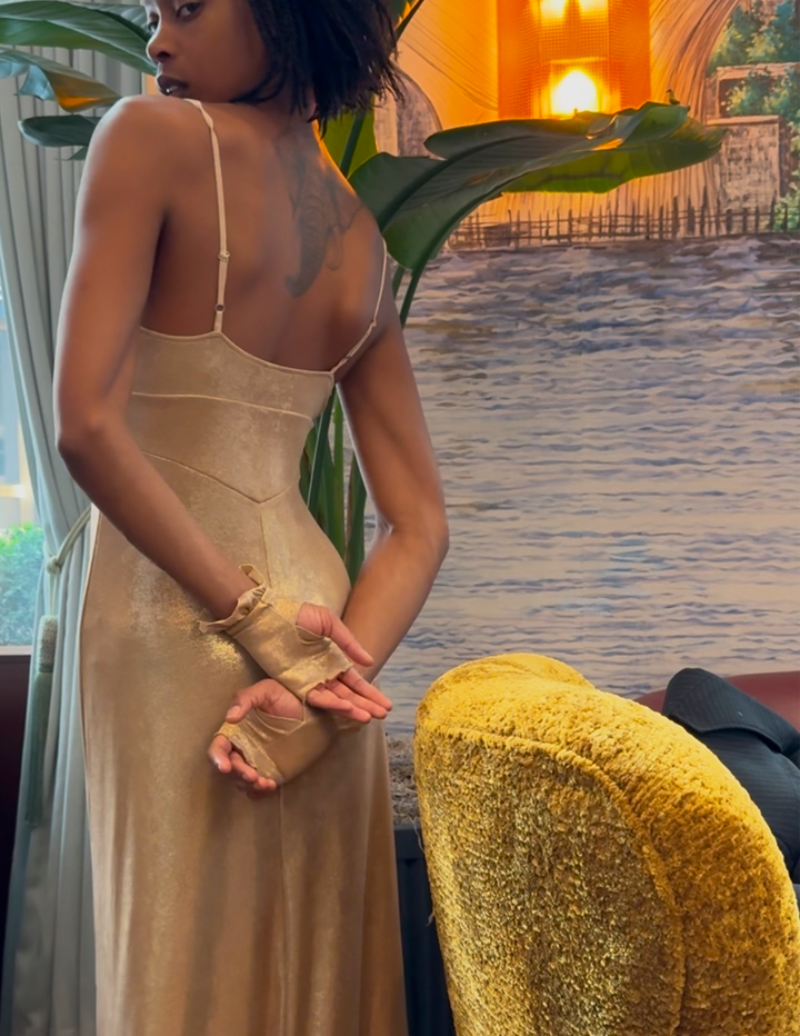 Pink Gold Venice Gown