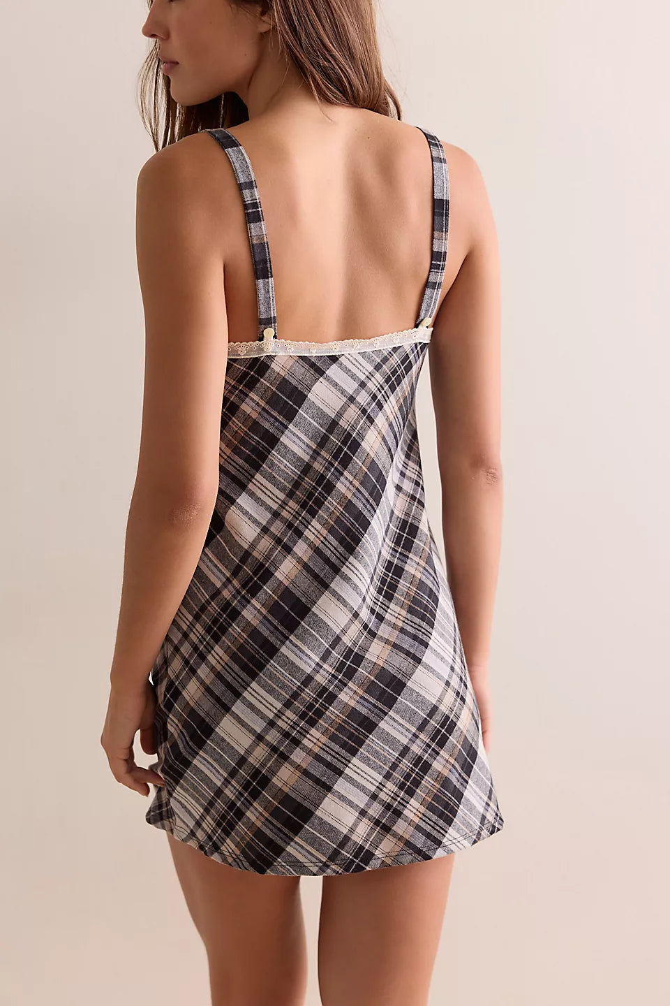 Frankie Flannel Bias Slip Dress