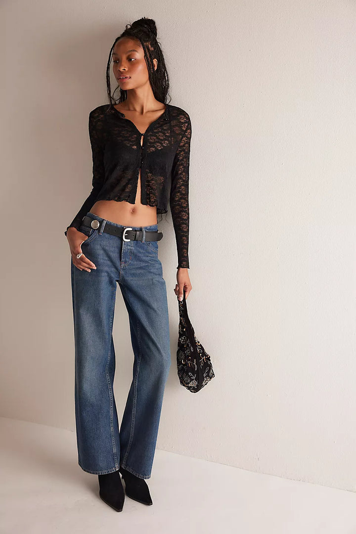 Stretch Lace Classic Cardi