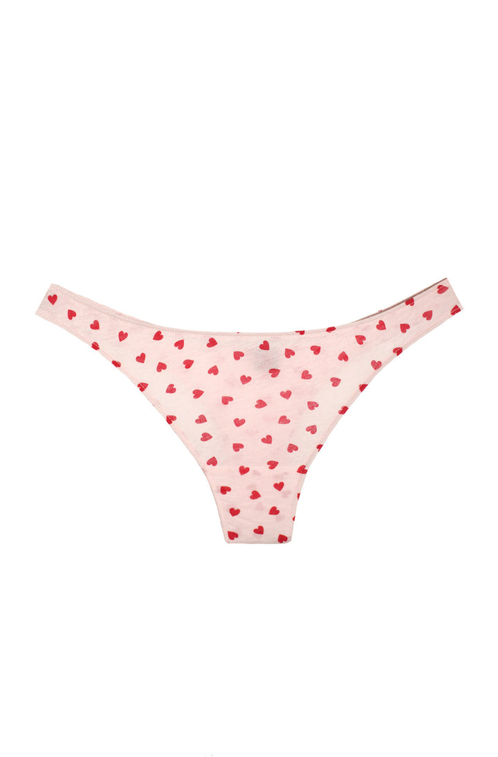 Heritage Heart printed Thong