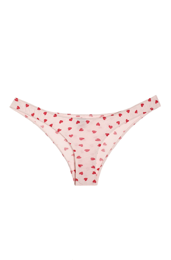 Heritage Heart printed Thong