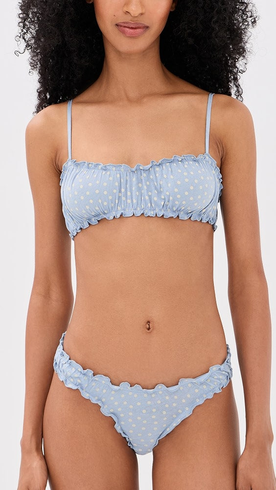 Summer Soft Organic Cotton Pearl Thong