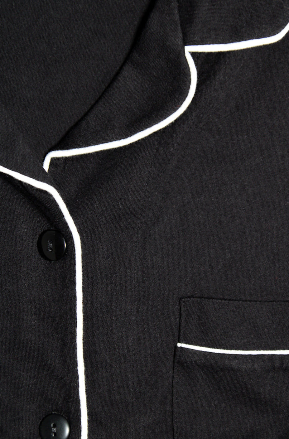 Organic Cotton Piped Pajamas