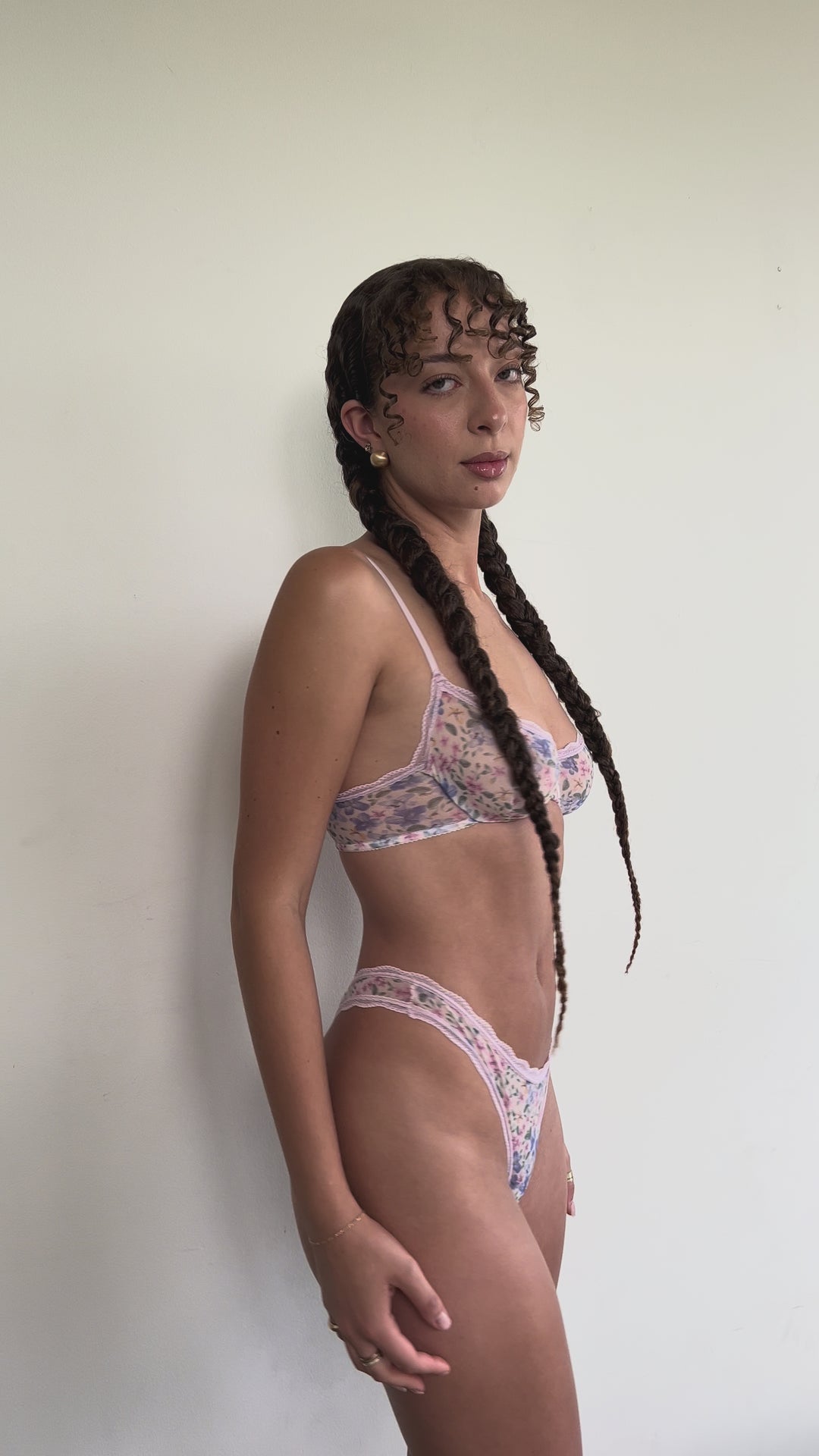 Pink Violet Underwire Bra