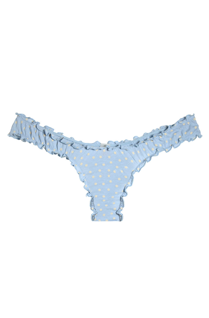 Summer Soft Organic Cotton Pearl Thong