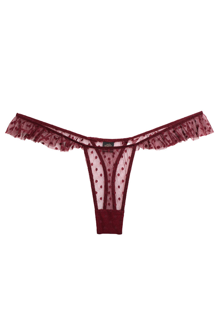 Coucou Lola Ruffle Thong