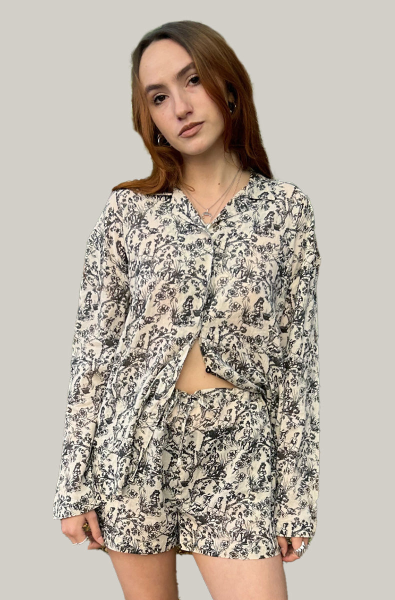 Afternoon Delight Shorty PJ Set
