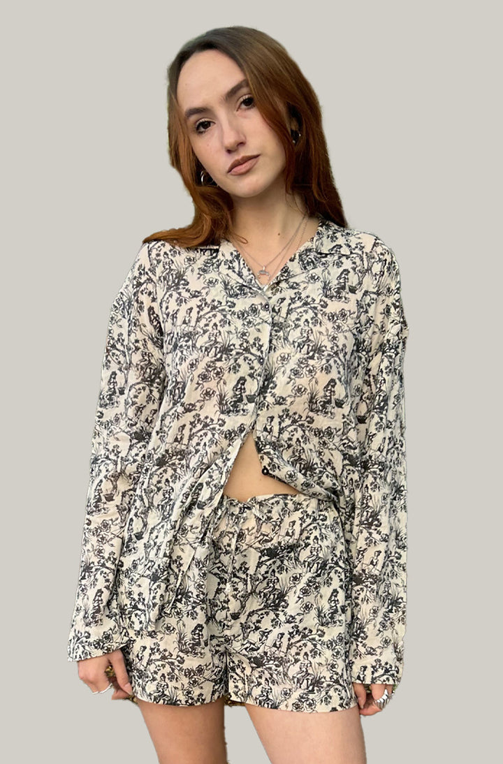 Afternoon Delight Shorty PJ Set