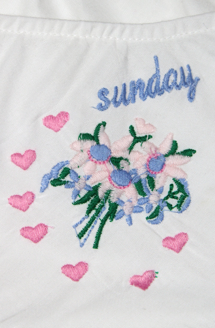 Long Weekend 3 Pack Embroidered French Bikinis