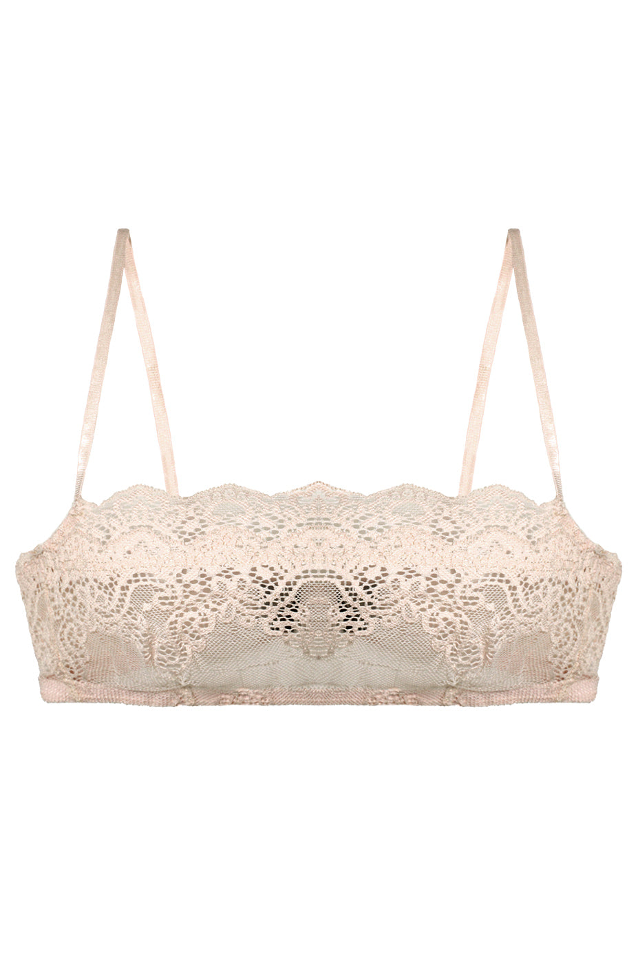 So Fine Lace Scallop Bralette