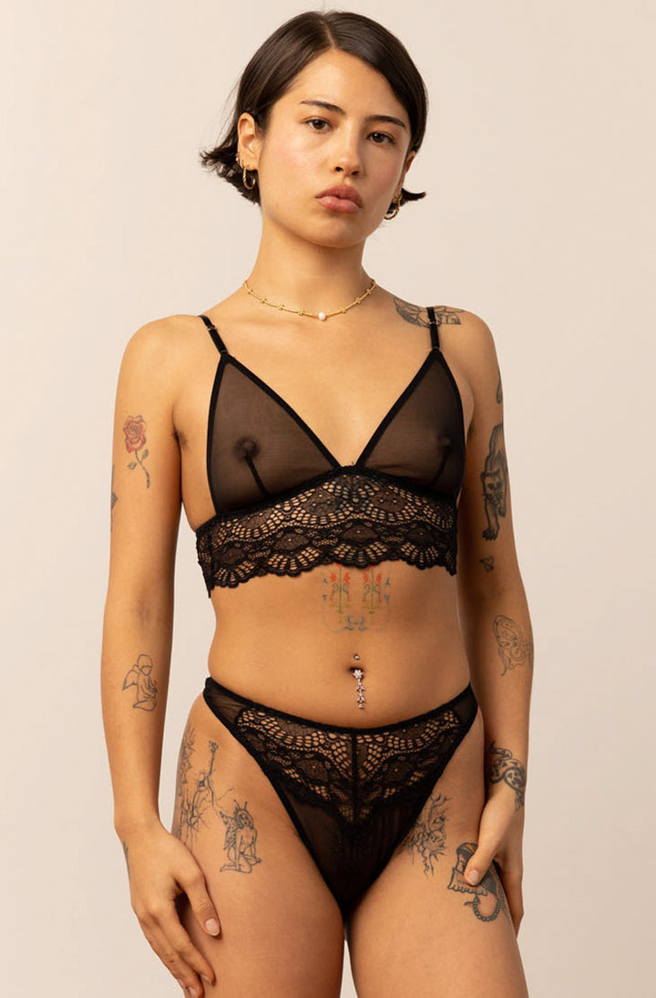 Whisper Sweet Nothings High Point Longline Bralette