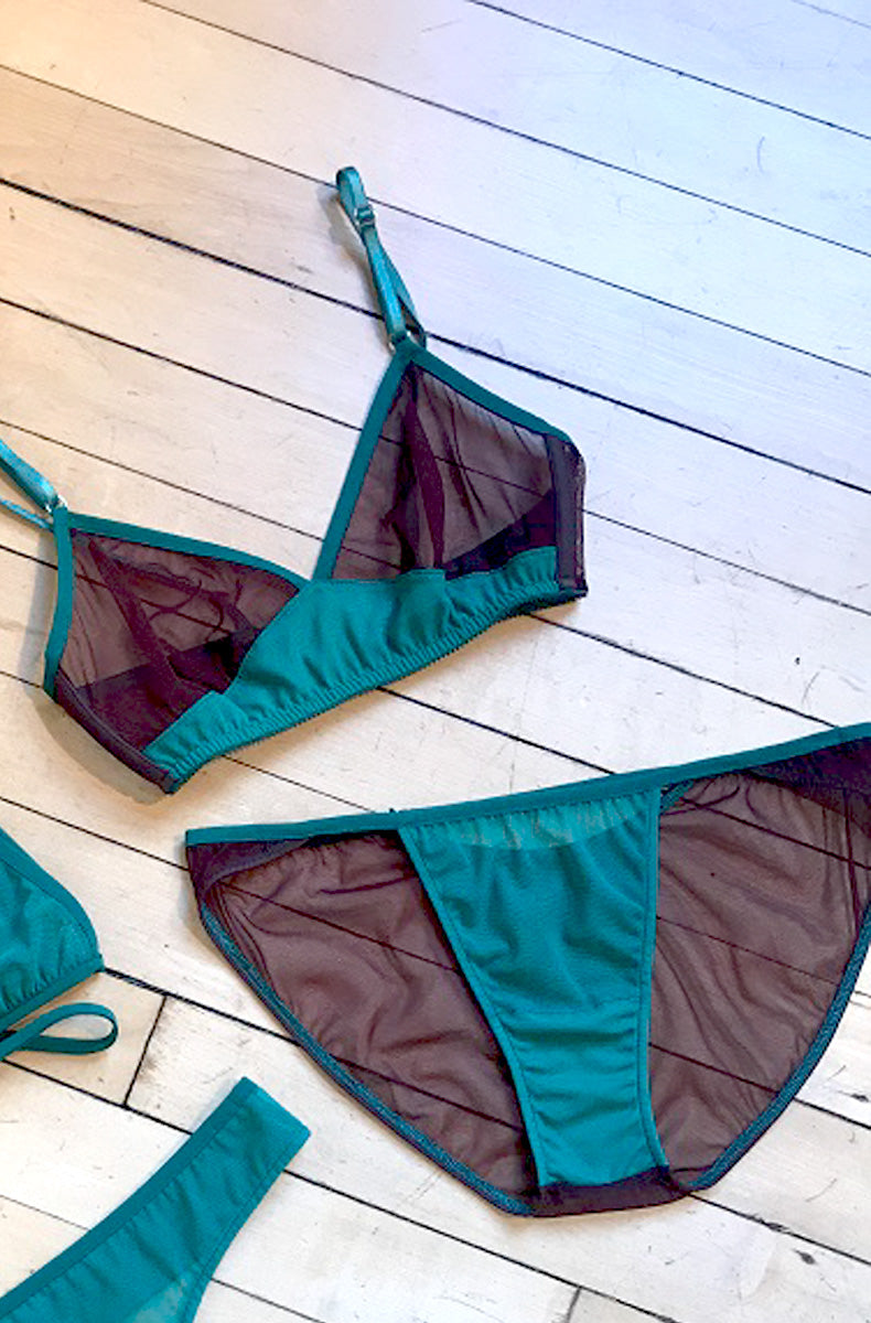 Whisper Colorblock String Bikini