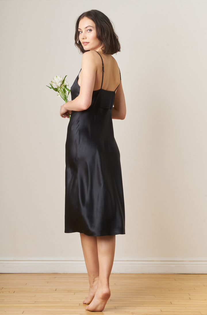 Silk Knee-Length Slip