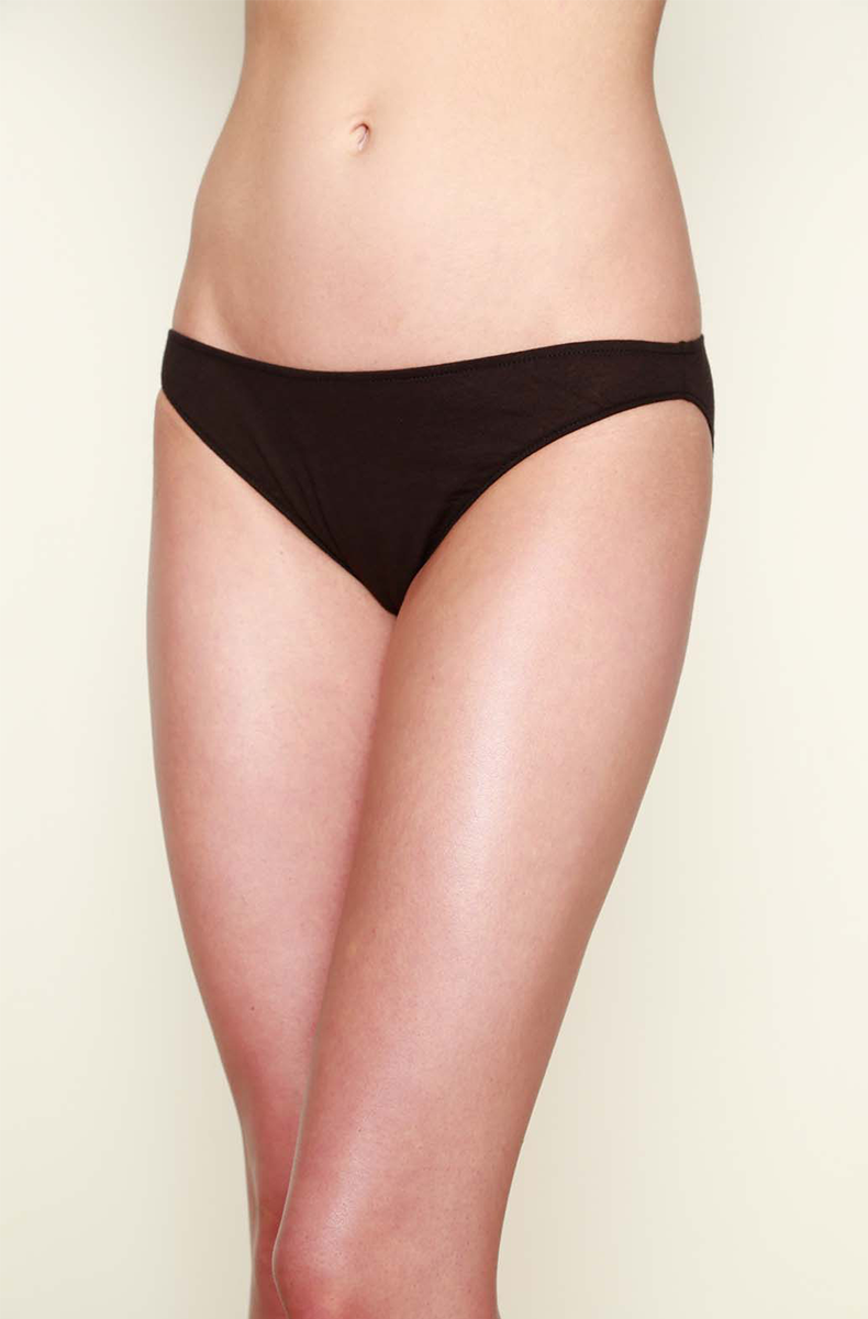 Sirtex Eazy Women's Cotton Bikini Panties Solid Inner Elastic (Pack of
