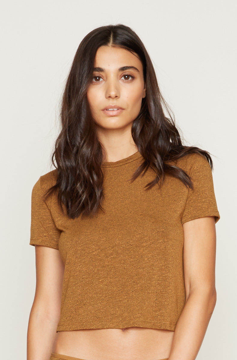 So Fine Short Sleeve Crop